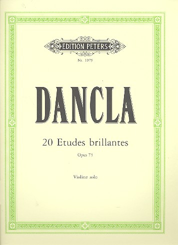 20 études brillantes op.73 für Violine