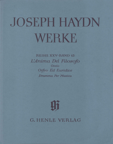 Joseph Haydn Werke Reihe 25 Band 13 L&#039;Anima del Filosofo (geb)
