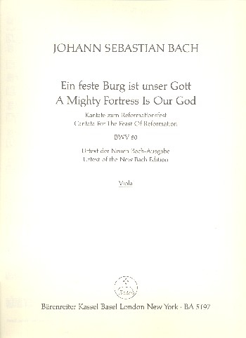 Ein feste Burg ist unser Gott Kantate Nr.80 BWV80