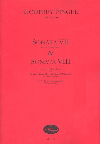 2 Sonaten aus op.2 für 2 Altblockflöten (Altblockflöte/Oboe/Violine) und Bc