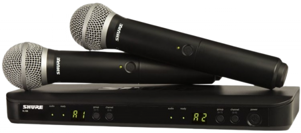 Wireless Mikrofonsystem Shure BLX288E/PG58 T11