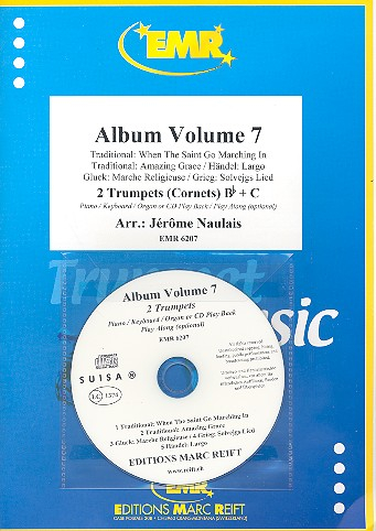 Album vol.7 (+CD) for 2 trumpets (cornets) (piano/keyboard/organ ad lib)