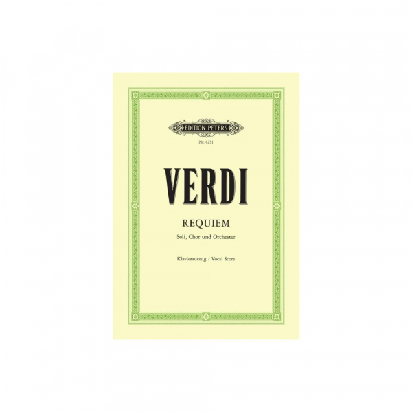 Klavierauszug Messa da Requiem