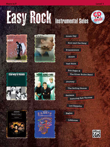 Spielbuch für Horn Easy Rock Instrumental Solos