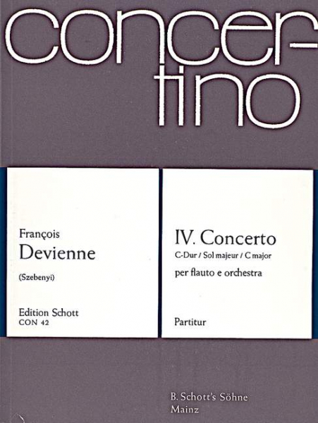 Konzert G-Dur Nr.4 für Flöte und Orchester