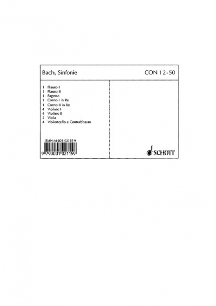 Sinfonie D-Dur Falck 64 für Orchester