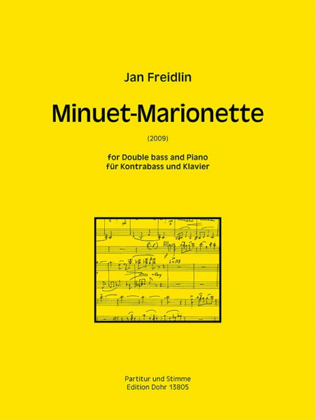 Minuet-Marionette für Kontrabass und Klavier