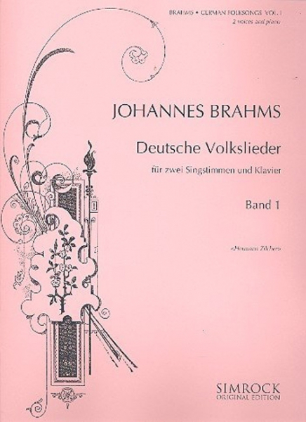 Deutsche Volkslieder Band 1 für eine Frauen- und eine Männerstimme und Klavier (dt)