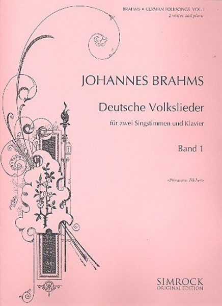 Deutsche Volkslieder Band 1 für eine Frauen- und eine Männerstimme und Klavier (dt)
