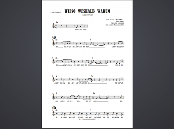 Spielband in C (Bassschlüssel) Playalong Band 1 - Fäaschtbänkler