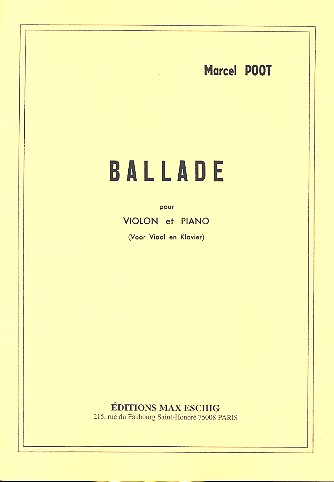 Ballade für Violine und Klavier