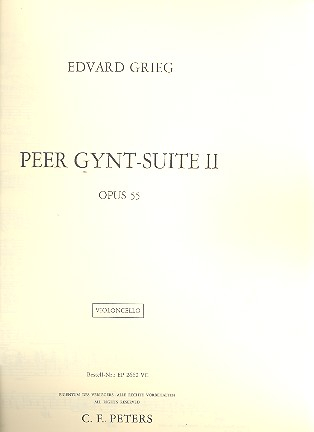 Peer-Gynt-Suite Nr.2 op.55 für Orchester