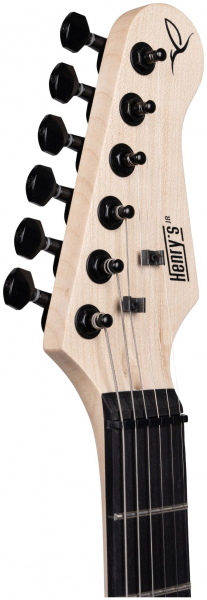 E-Gitarre Henry's Jr Bird II ST1-NJR Crow - Black