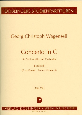 Konzert C-Dur für Violoncello und Orchester