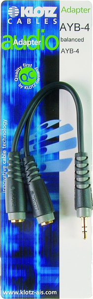 Y-Adapter Klotz AYB-4