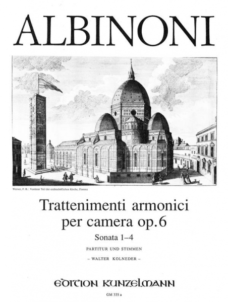 Trattenimenti armonici per camera op.6 Nr.1-4 für Violine, Violoncello und Cembalo