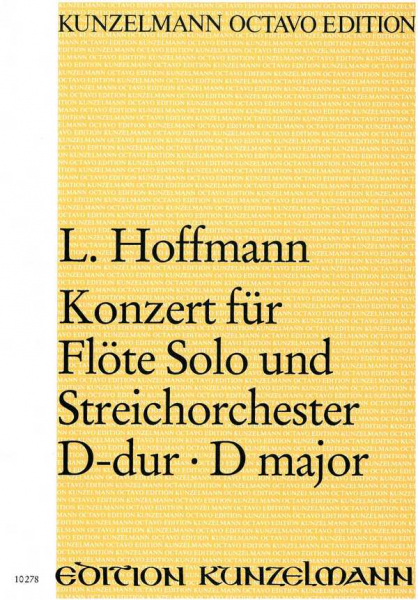 Konzert D-Dur für Flöte und Streichorchester