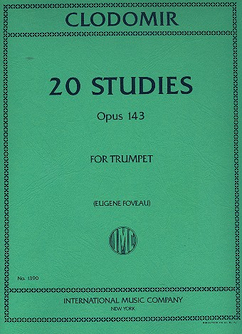 20 Studies op.143 for trumpet