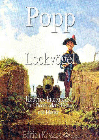 Lockvögel op.449 für 2 Piccoloflöten (Flöten) und Klavier
