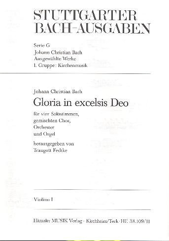 Gloria in excelsis Deo für Soli, gem Chor und Orchester