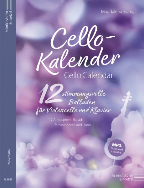 Cello-Kalender (Cello Kalendar) (+MP3-Download) für Violoncello und Klavier