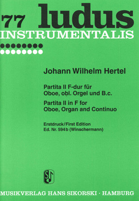 Partita F-Dur Nr.2 für Oboe, Orgel und Bc