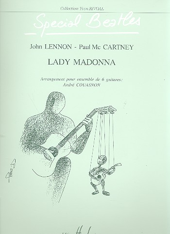 Lady Madonna pour ensemble de 6 guitares