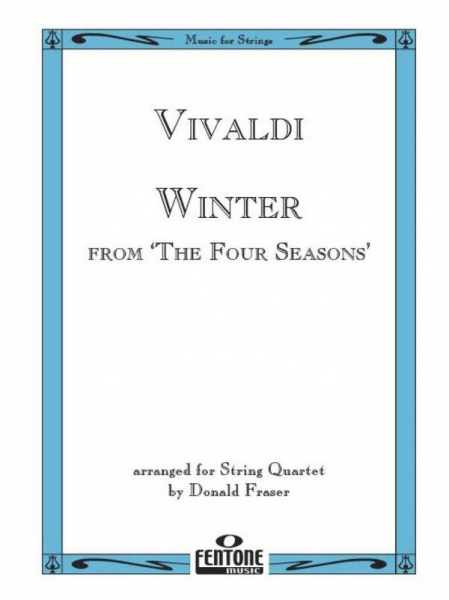Winter from The Four Seasons for string quartet