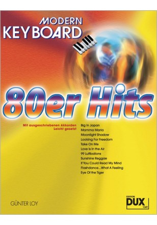 Songbook für Keyboard 80ER HITS