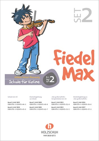 Fiedel-Max Violine Set 2 (je 4 mal Bände 3 und 4)