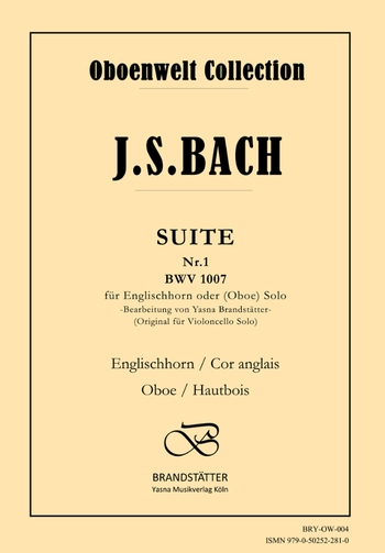 Suite Nr.1 BWV1007 für Englischhorn (Oboe) solo