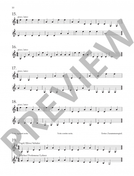 Etüden für Violine Violin Sight Reading 1