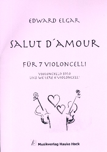 Salut d&#039;amour op.12 für Violoncello solo und 6 Violoncelli