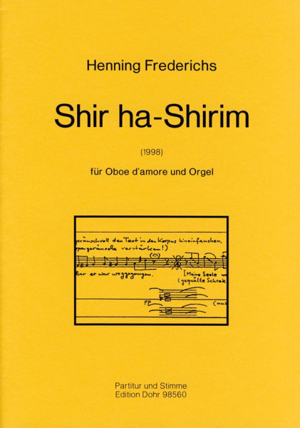 Shir ha-shirim für Oboe d&#039;amore und Orgel