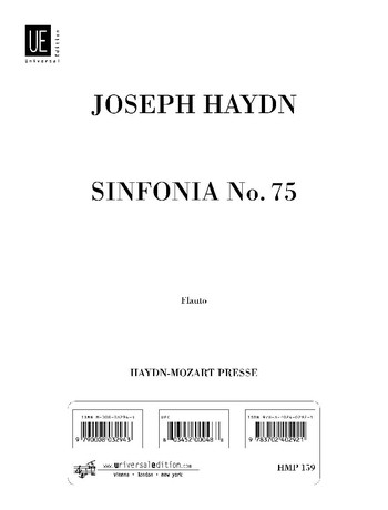 SINFONIE NR. 75 D-DUR FUER ORCHESTER, H. I:75