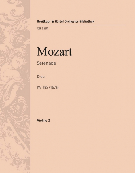 Serenade D-Dur KV185 für Orchester