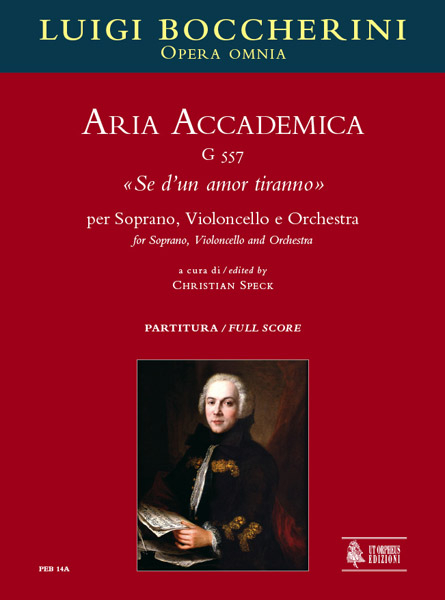 Aria accademica G557 for soprano, violoncello and orchestra