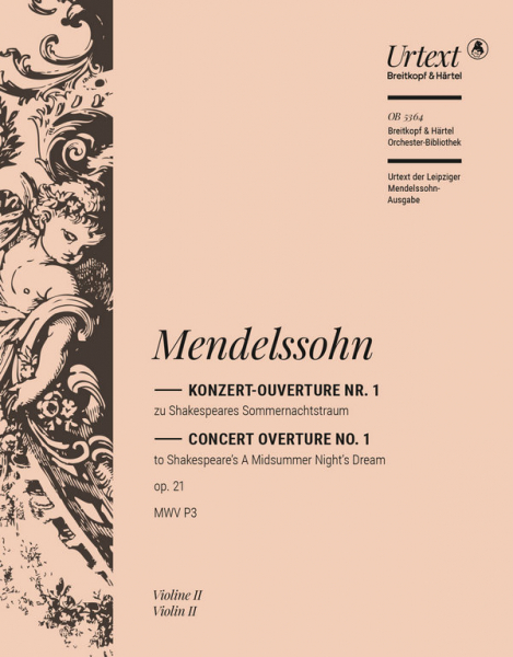 Konzert-Ouverture Nr.1 zu Shakespeares 'Sommernachtstraum' op.21 für Orchester