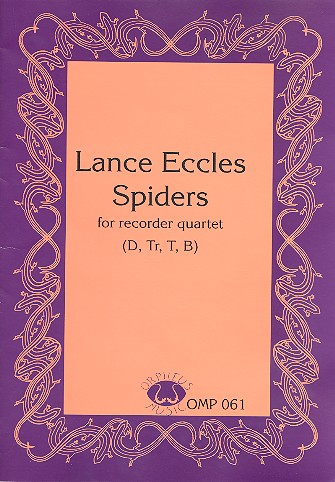 Spiders for 4 recorders (SATB) score and parts