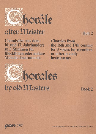 Choräle Alter Meister Band 2 Choralsätze Alter Meister aus dem 16.+17. Jh.