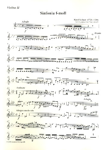 Sinfonie f-Moll für Streichorchester