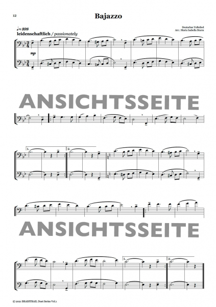 Traditionelle Duette Brass Trail Duet Series Vol. 1