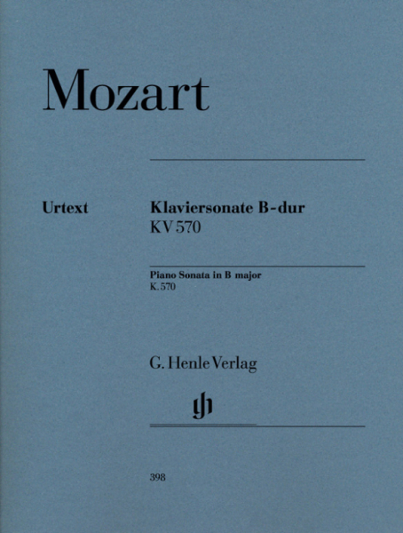 Sonate B-Dur KV570 für Klavier