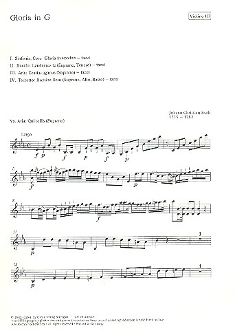 Gloria in excelsis Deo für Soli, gem Chor und Orchester