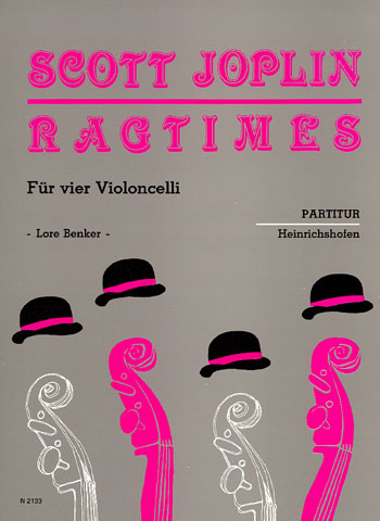 Ragtimes für 4 Violoncelli