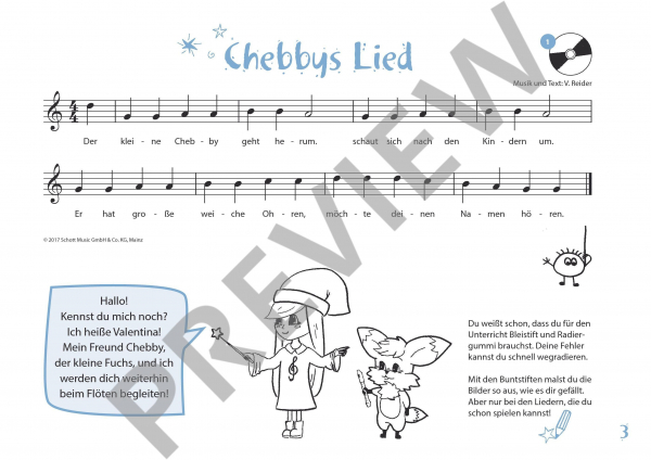 Schule für Sopranblockflöte Flötenzauber 3