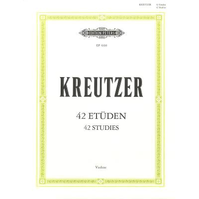 Etüden für Violine Kreutzer - 42 Etüden