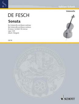 Sonate für Cello Sonate d-Moll op. 13/4