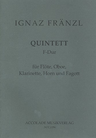 Quintett F-Dur für Flöte, Oboe, Klarinette, Horn und Fagott