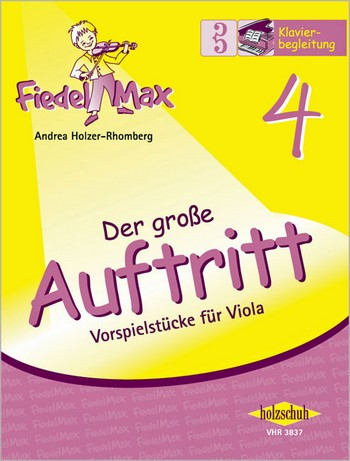 Fiedel-Max Viola Der große Auftritt Band 4 Klavierbegleitung